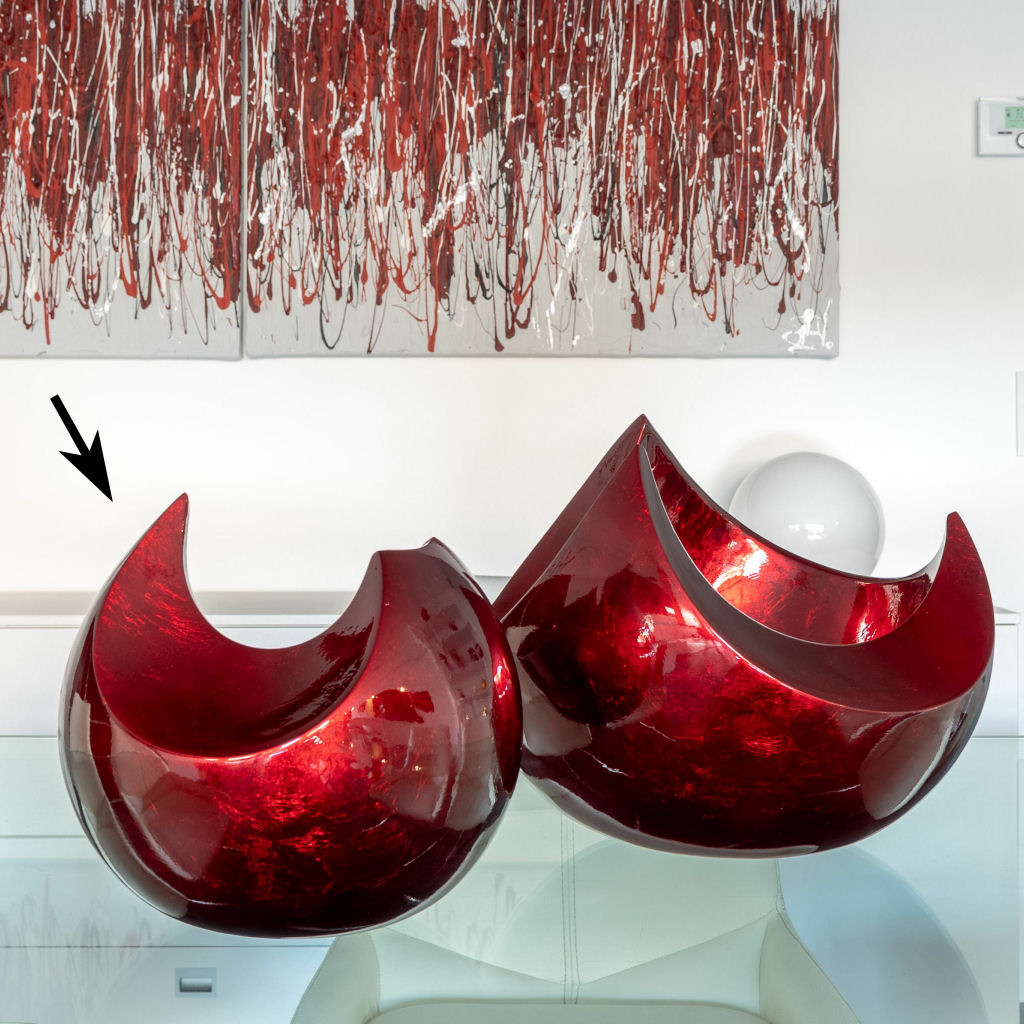 Bowl Small Warm Red (25cm)