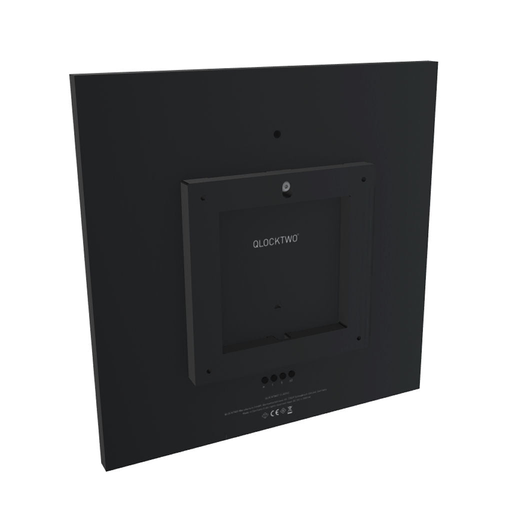 QlockTwo Classic Creator's Edition - Platinum - Achterkant