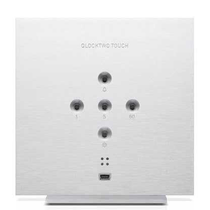 QlockTwo Touch Creator's Edition - Silver & Gold - Achterkant