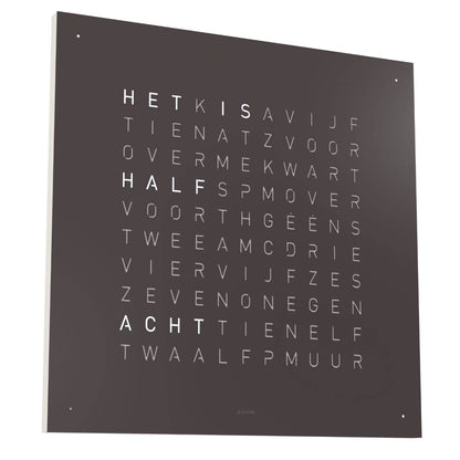 QLOCKTWO Earth 45 - Espresso - Limited Edition @ stArt to Art