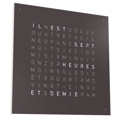 QLOCKTWO Earth 45 - Espresso - Limited Edition @ stArt to Art