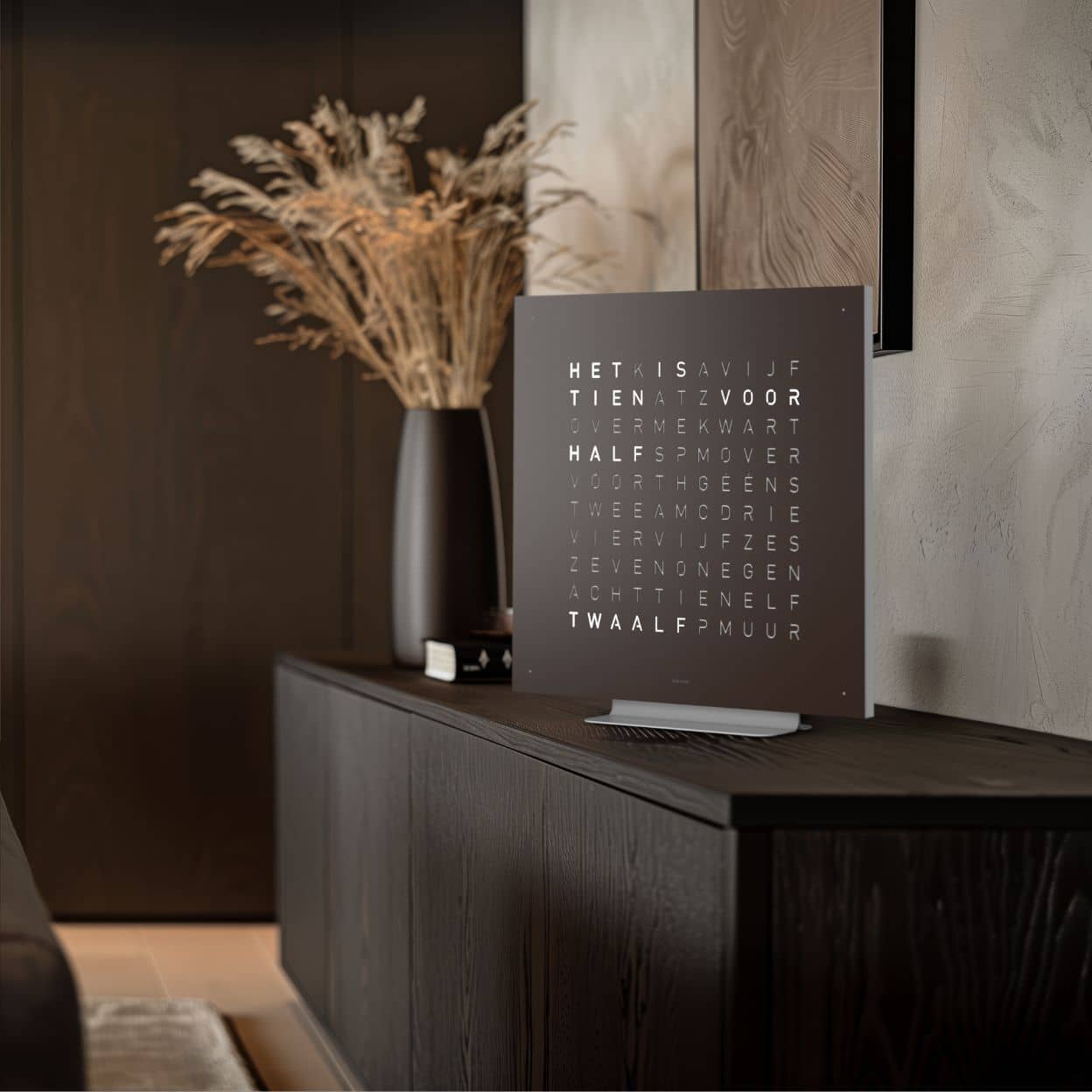 QLOCKTWO Earth 45 - Espresso - Limited Edition @ stArt to Art