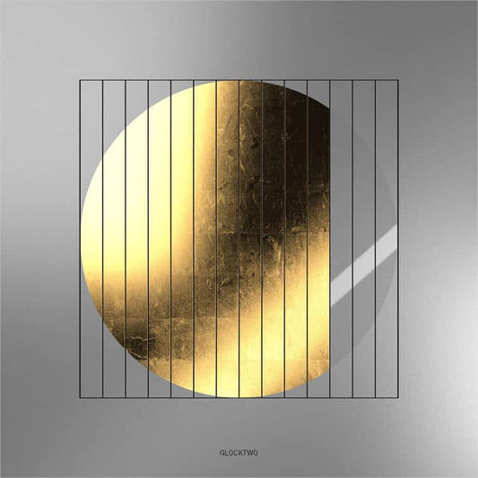 QLOCKTWO Moon - Dawn - Gold