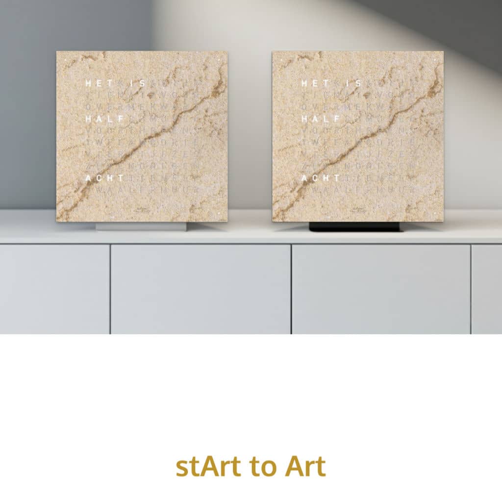 QLOCKTWO Earth 45 - Stand - Desert @ stArt to Art