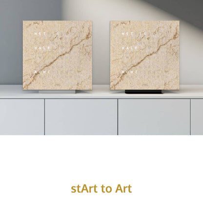 QLOCKTWO Earth 45 - Stand - Desert @ stArt to Art