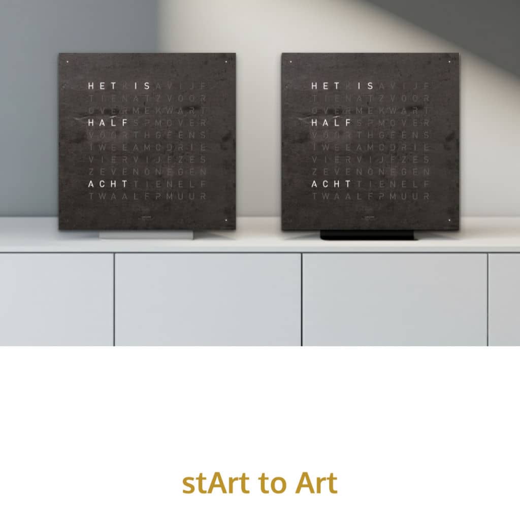 QLOCKTWO Earth 45 - Stand - Metamorphite @ stArt to Art