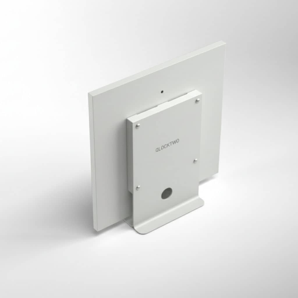 QLOCKTWO Earth 45 - Stand White @ stArt to Art