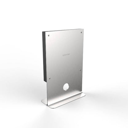 QLOCKTWO Earth 45 - Stand Stainless Steel - Black @ stArt to Art