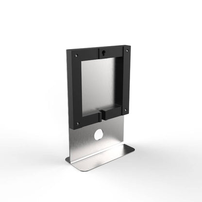 QLOCKTWO Earth 45 - Stand Stainless Steel - Black @ stArt to Art