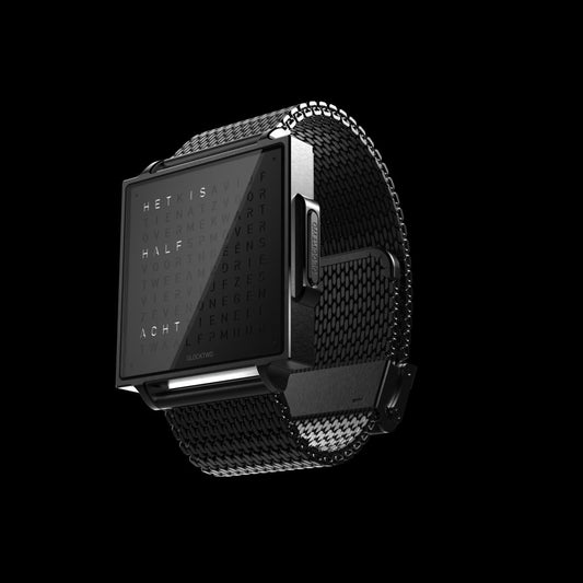 QLOCKTWO W - Black Steel (NL) @ stArt to Art