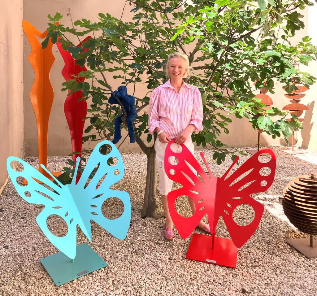 Papillon Bulle - Rouge & Turquoise - Rose Marie Warzée @ stArt to Art