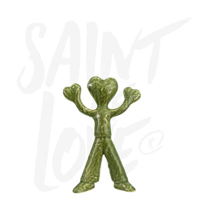 Saint of Love - Glazed - Olive 18cm @ stArt to Art