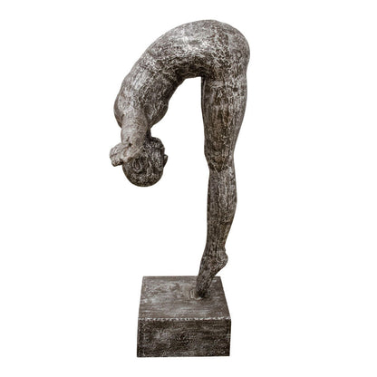 Abstract Diver Statue