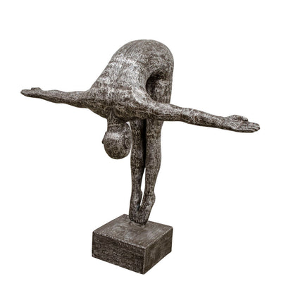 Abstract Diver Statue