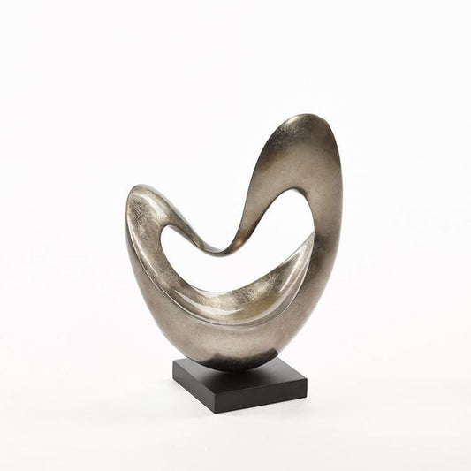 Abstract Sculpture Warm Silver