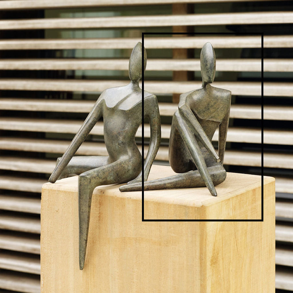 Bronzen beeld Elle van Guy Buseyne