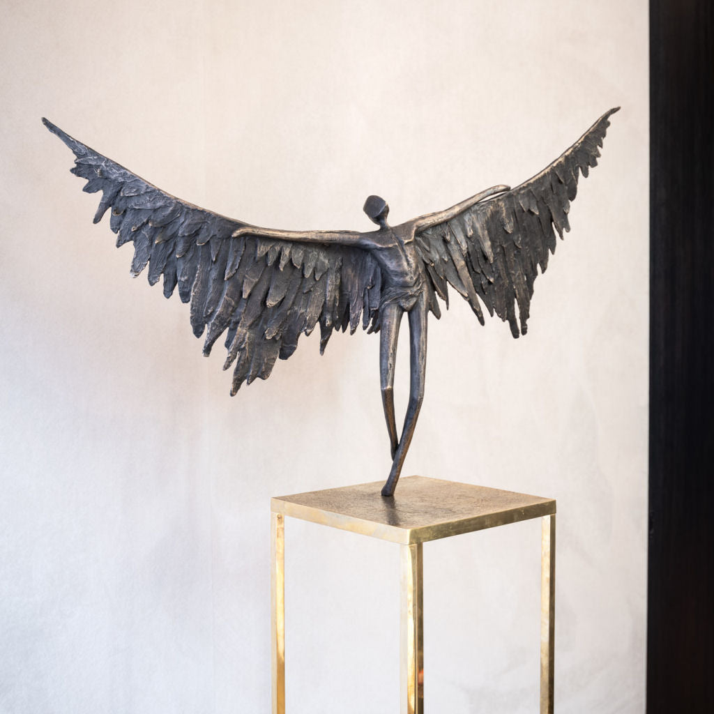 Bronzen beeld Icarus van Guy Buseyne - Limited edition