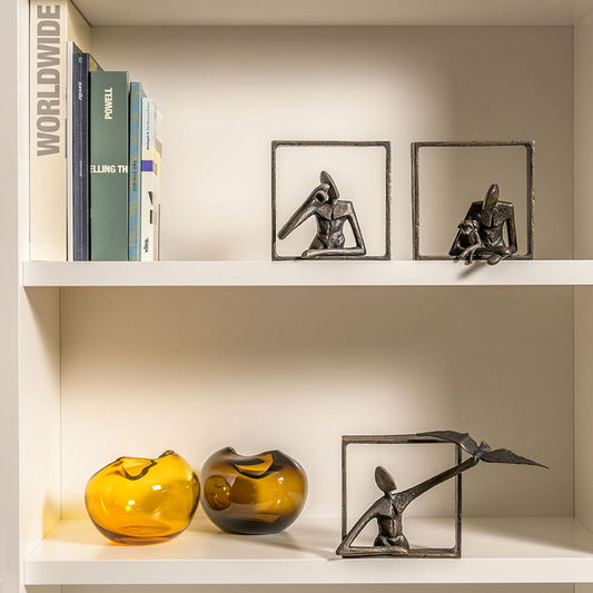 Bronzen beeld Outside View van Guy Buseyne - Limited edition