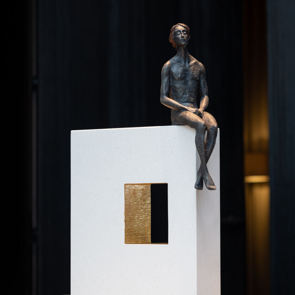 Bronzen beeld Pietra Filosofale van Raffaella Benetti - Limited edition