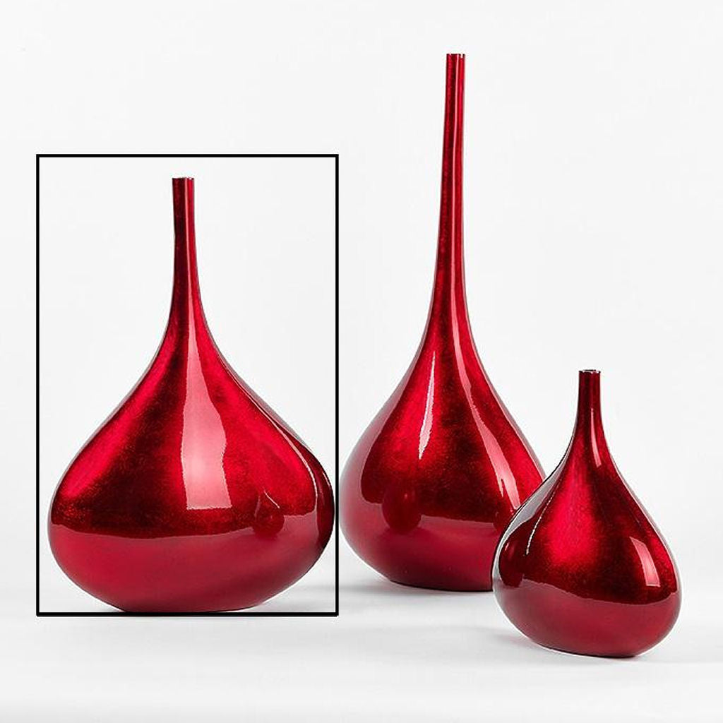 Bottle Vase M Warm Red