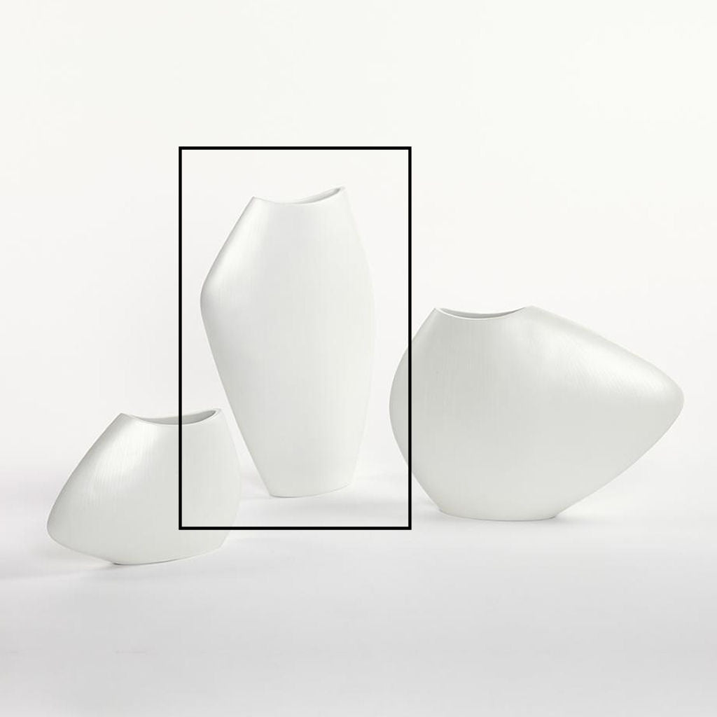 Vase Tres L White