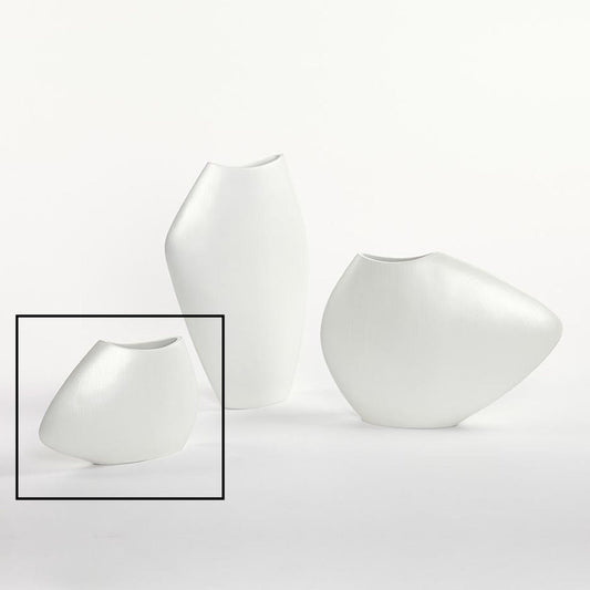 Vase Tres S White