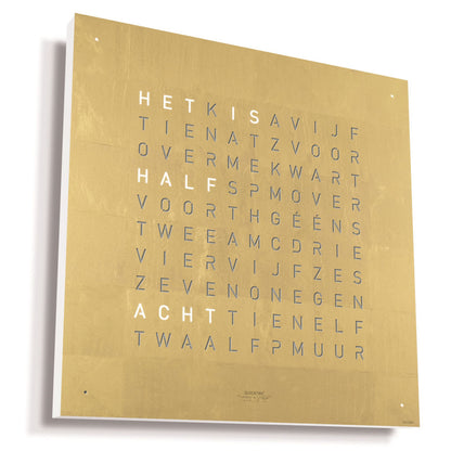 QlockTwo Classic Creator's Edition - Gold - Nederlands