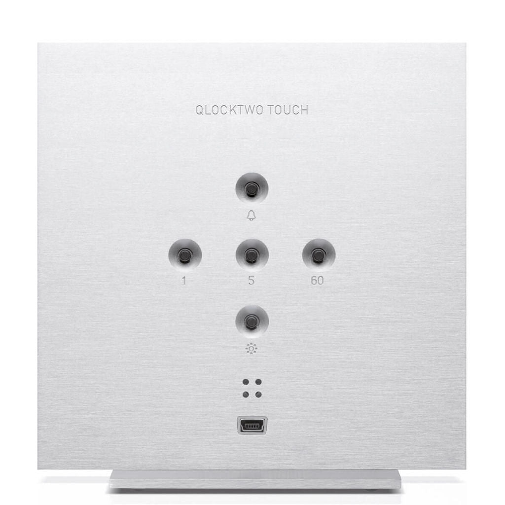 QlockTwo Touch Creator's Edition - Silver & Gold - Achterkant