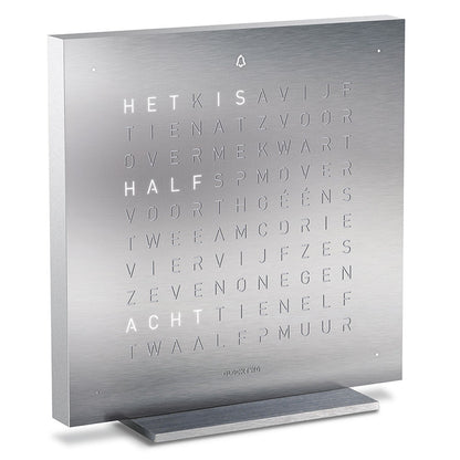 QlockTwo Touch Full Metal - Nederlands