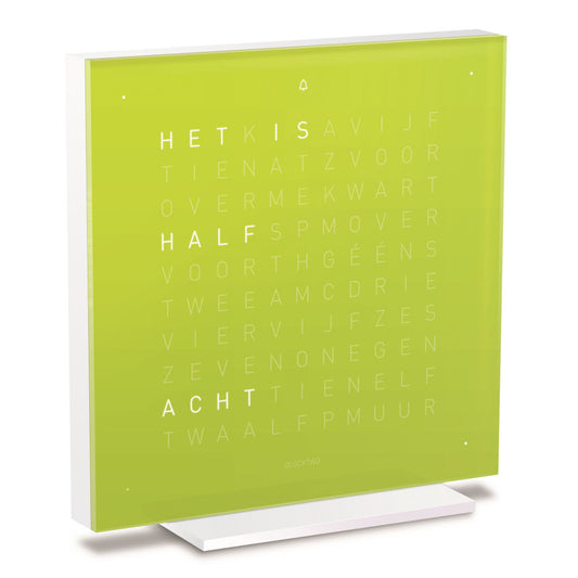 QlockTwo Touch Pure Acryl Qolor - Lime Juice - Nederlands