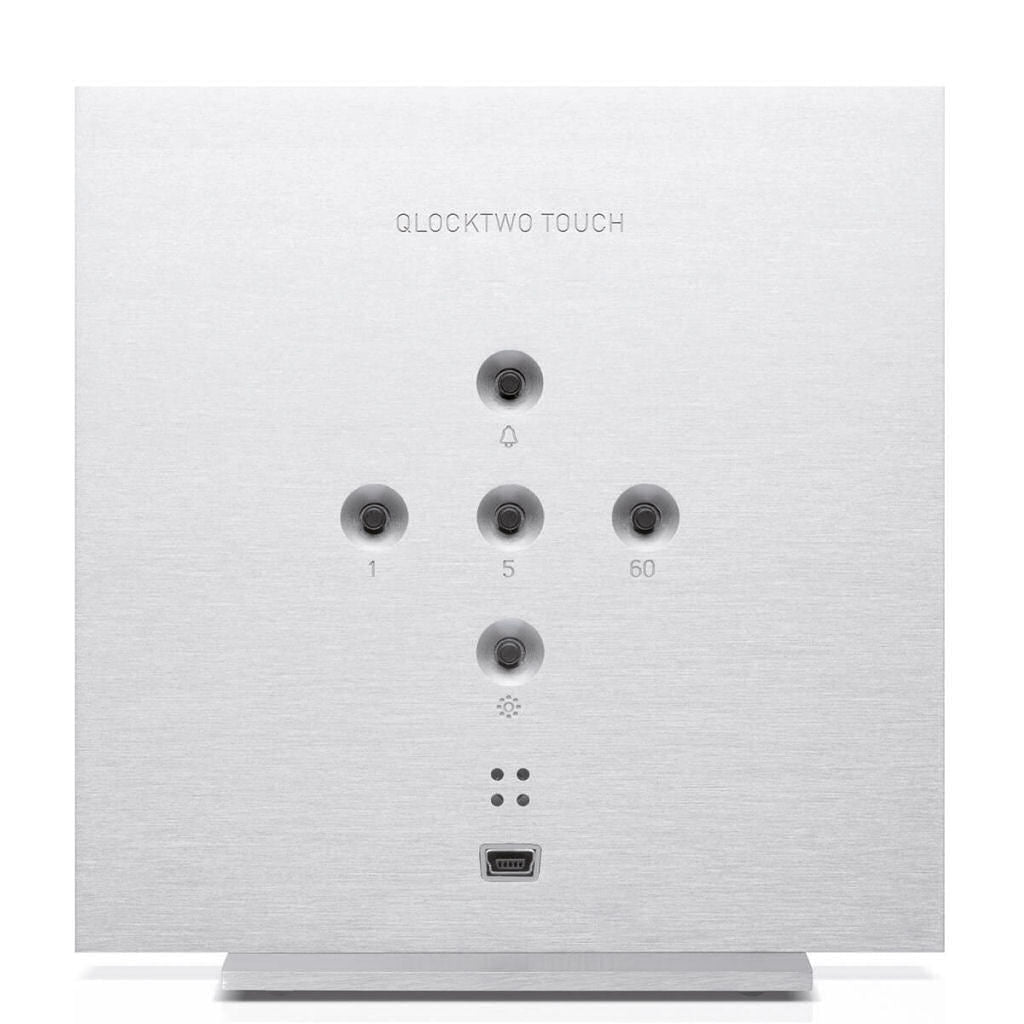QlockTwo Touch Full Metal - Achterkant