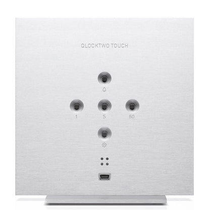 QlockTwo Touch Full Metal - Achterkant